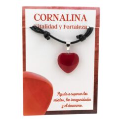 Colgante Corazón CORNALINA 3