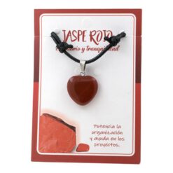 Colgante Corazón JASPE ROJO 3