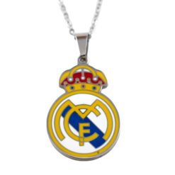 Colgante Acero Plateado Real Madrid