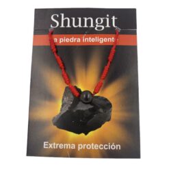 PULSERA 7 NUDOS CON UNA BOLA SHUNGIT - ROJA