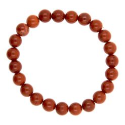 PULSERA MINERAL JASPE ROJO 8MM REF  5