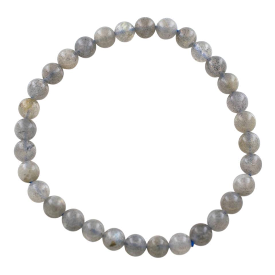 PULSERA MINERAL LABRADORITA 6MM REF 9