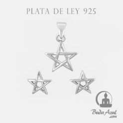 Pendientes Colgante Plata ESTRELLA DAVID 590