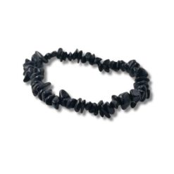 Pulsera Mineral Chip Onix