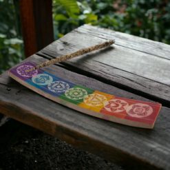 Tabla quemador  piedra 7 CHAKRAS 490