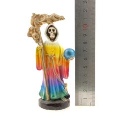 Figura Santa Muerte 12 cms  - MULTICOLOR