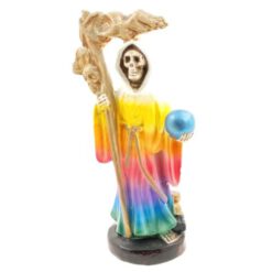 Figura Santa Muerte 12 cms  - MULTICOLOR