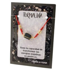 Pulsera Hilo Rojo Ajustable con mineral TURAMLINA