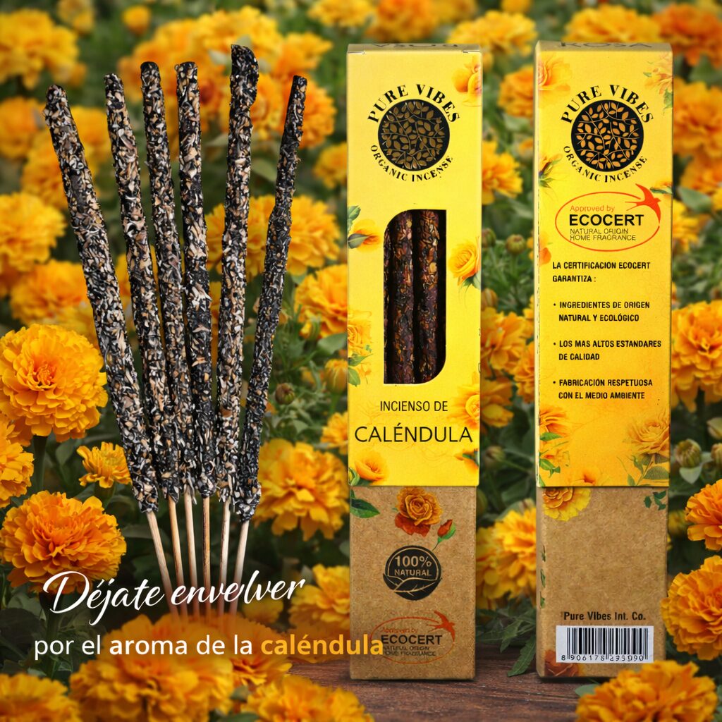 Incienso orgánico Pure Vibes CALENDULA