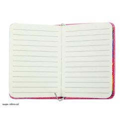 Libreta de bolsillo corrugado - Celeste REF 075