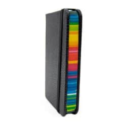 Libreta de bolsillo corrugado - Negro REF 075