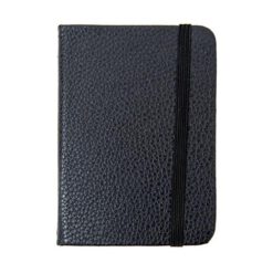 Libreta de bolsillo corrugado - Negro REF 075