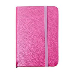 Libreta de bolsillo corrugado - Rosa REF 075