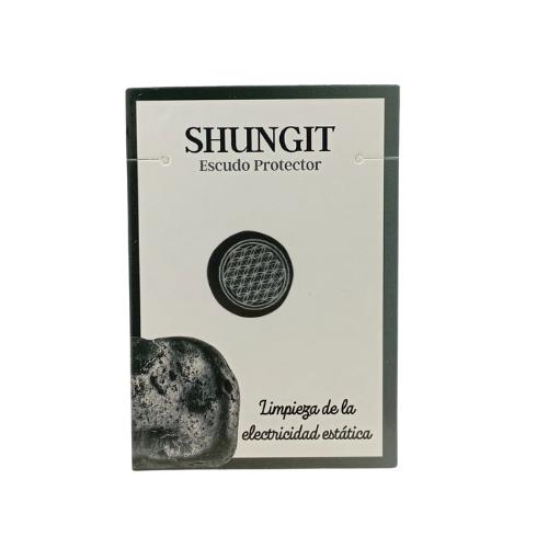 Placa Adhesiva Shungit para Tlf Móvil FLOR VIDA 6