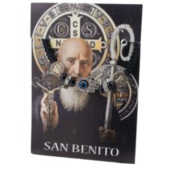 Pulsera Tejida negra SAN BENITO - REF 3