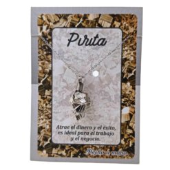 Colgante Acero Mineral Bruto alambre – PIRITA 5