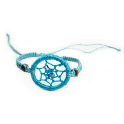 Pulsera Atrapasueño Colores Celeste