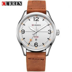RELOJ CURREN HOMBRE M8265 BLANCO BEIGE