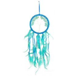 ATRAPASUEÑOS ARBOL 16CM AZUL