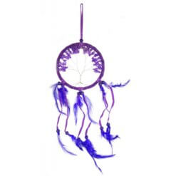 ATRAPASUEÑOS ARBOL DE LA VIDA 11CM LILA