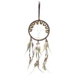 ATRAPASUEÑOS ARBOL DE LA VIDA 11CM MARRÓN