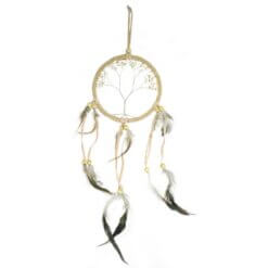 ATRAPASUEÑOS ARBOL DE LA VIDA 11CM BEIGE