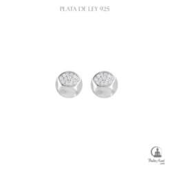 Pendientes Plata de Ley 925 ESCUDO PIEDRAS 3.87