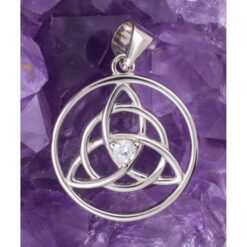 Alternative view of Colgante Plata ESTRELLA CELTA CIRCONITA REF. 590