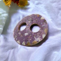 BROCHE COLOR PARA PAREO 8 CMS - lila