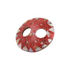 Alternative view of BROCHE COLOR PARA PAREO 8 CMS - rojo