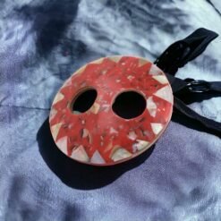 BROCHE COLOR PARA PAREO 8 CMS - rojo