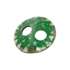Alternative view of BROCHE COLOR PARA PAREO 8 CMS - verde