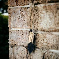 CONCHA COLGANDO 7 CMS - negro