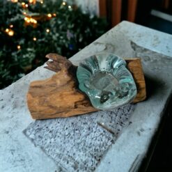 CRISTAL SOBRE MADERA 1 VELA REF 7