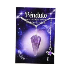 Péndulo Facetado Mineral - Amatista REF 6