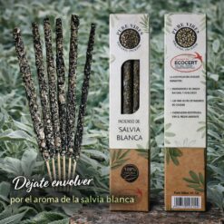 Incienso orgánico Pure Vibes SALVIA BLANCA