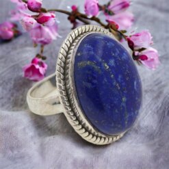 Anillo Plata  LABRADO MINERAL LAPISLAZULI REF1190