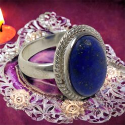 Anillo Plata  LABRADO MINERAL LAPISLAZULI REF890