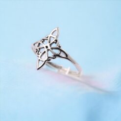 Anillo Plata de Ley  925 NUDO DE BRUJA REF 390