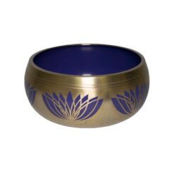 CUENCO TIBET BRONCE FLOR DE LOTO GRANDE LILA 3390