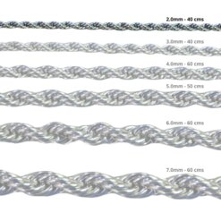 Cadena Acero inoxidable CORDON 2 0 - 40CM PLATEADO