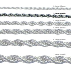 Cadena Acero inoxidable CORDON 3 0 - 40CM PLATEADO