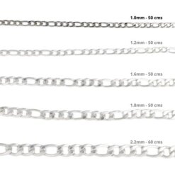 Cadena Acero inoxidable FIGARO 1 0 - 50CM PLATEADO