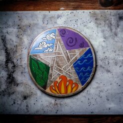 Colgador madera Estrella 35cmsø