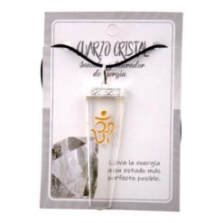 Colgante Flat Simbolo OM Cristal REF 5