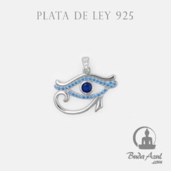 Colgante Plata OJO HORUS CIRCON P AZUL REF 890