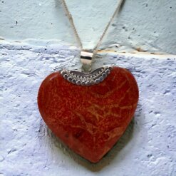 Colgante Plata concha corazón REF790 Mod01 CORAL