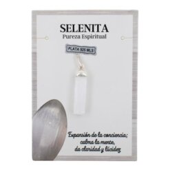 Colgante Plata de Ley 925 mineral SELENITA