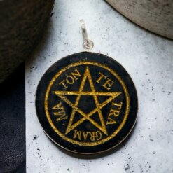 Colgante de Obsidiana Tetragramaton REF  390