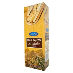 Incienso PALO SANTO SANDALO 6 cj 120gr ULLAS